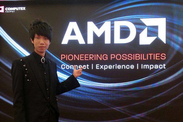 幻影鴿王參與 AMD 品牌活動
