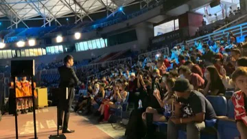 樂天桃猿品牌活動的舞台魔術演出